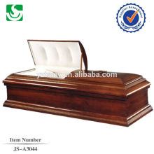 JS-A3044 lowing red wood burial casket